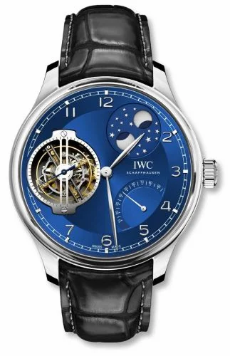 IWC Portugieser Constant-Force Tourbillon Double Moon Platinum / Behebani IW5901-09 (IW590109)